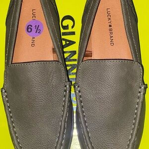 Lucky Brand Edrica Olive Green Loafers